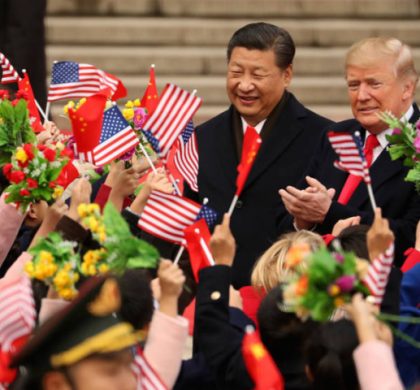 通向中美关系更好未来——习近平主席同美国总统特朗普举行中美元首北京会晤纪实