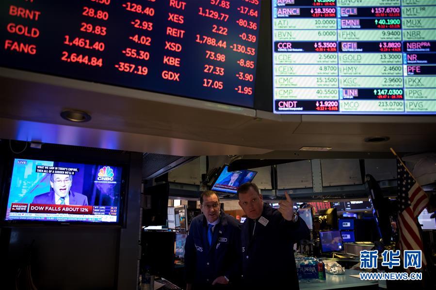 纽约股市暴跌再度触发熔断