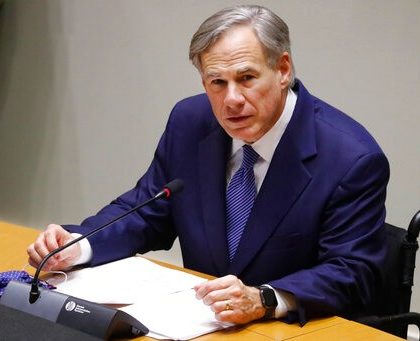 Texas Gov. Greg Abbott speaks at a news conference at city hall in Dallas, Tuesday, June 2, 2020. Abbott and local officials were on hand to discuss the response to protests in Texas over the death of George Floyd who was died in police custody May 25 in Minneapolis. (AP Photo/LM Otero)