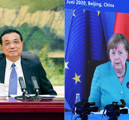 中国总理李克强视频会晤德国总理 强调中德中欧加强开放合作符合彼此共同利益
