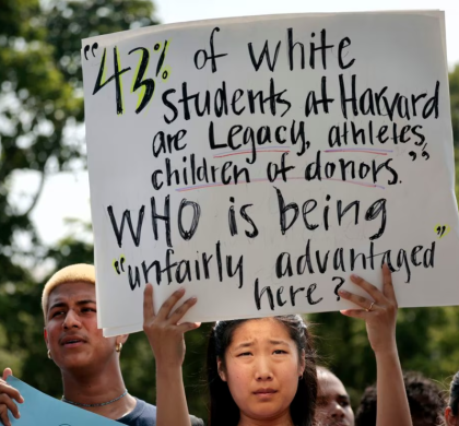 哈佛学生和社区成员集会支持平权行动