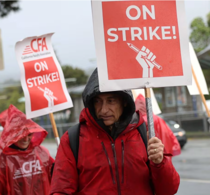 加州州立大学教师开始美国最大规模的大学教授罢工