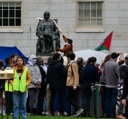 哈佛大学和布朗大学是最新设立帐篷营地的新英格兰大学 抗议者呼吁大学从支持以色列的公司撤资