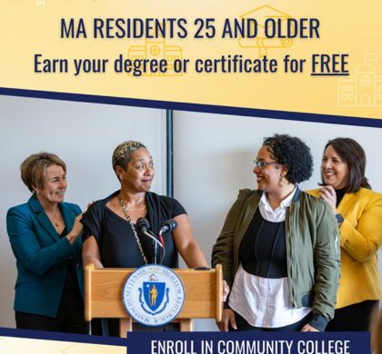 马萨诸塞州免费社区大学计划推动 25 岁及以上新生入学率增长 45%