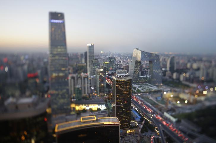 2014年9月3日，北京中央商务区的高楼大厦。Jason Lee