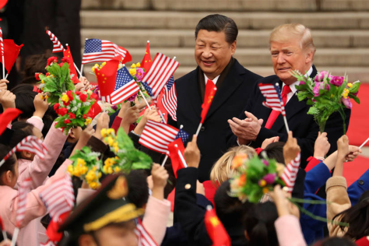 通向中美关系更好未来——习近平主席同美国总统特朗普举行中美元首北京会晤纪实
