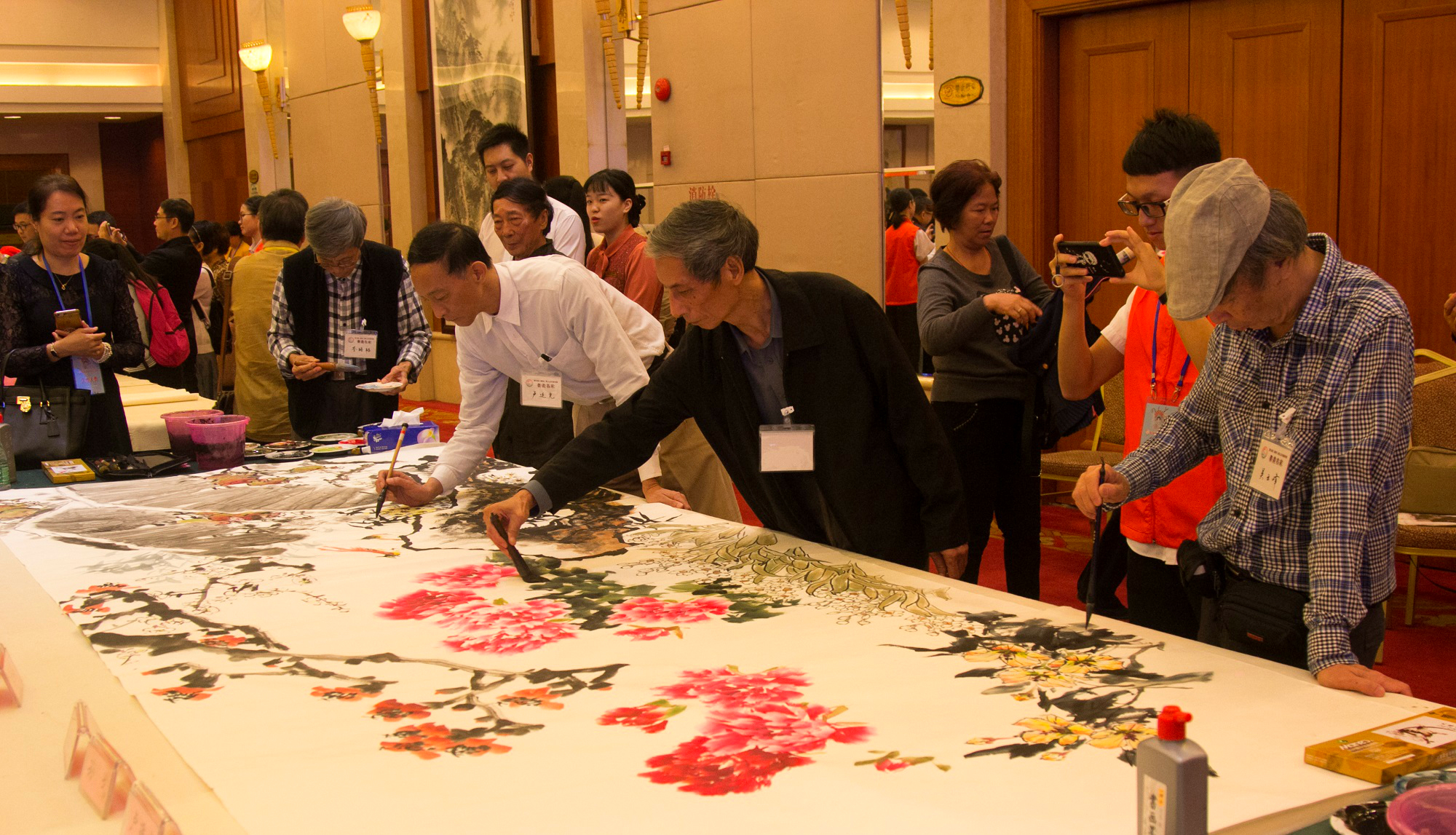 第七届华人文化艺术节举行海内外书画名家联谊笔会