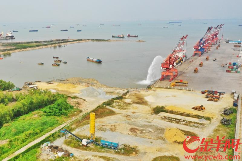 广州南沙港开建粤港澳大湾区首个全自动化码头