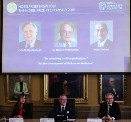 三名科学家分享2019年诺贝尔化学奖