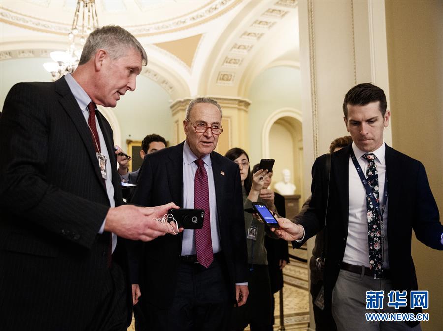 美国会参议院两党领袖未就特朗普弹劾案审理安排达成一致