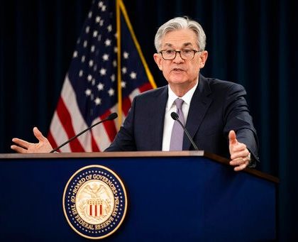 Federal Reserve Chair Jerome Powell speaks during a news conference following the Federal Open Market Committee meeting in Washington, Wednesday, Jan. 29, 2020. (AP Photo/Manuel Balce Ceneta)