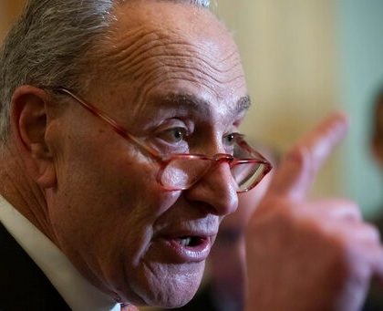 Senate Minority Leader Chuck Schumer of N.Y., speaks about the coronavirus outbreak, after their policy luncheon, on Capitol Hill, Tuesday, March 10, 2020, in Washington. (AP Photo/Alex Brandon)