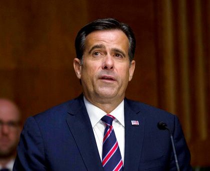 Rep. John Ratcliff R-Texas, testifies before a Senate Intelligence Committee nomination hearing on Capitol Hill in Washington, Tuesday, May. 5, 2020. The panel is considering Ratcliffe's nomination for director of national intelligence.  (Gabriella Demczuk/The New York Times via AP, Pool)