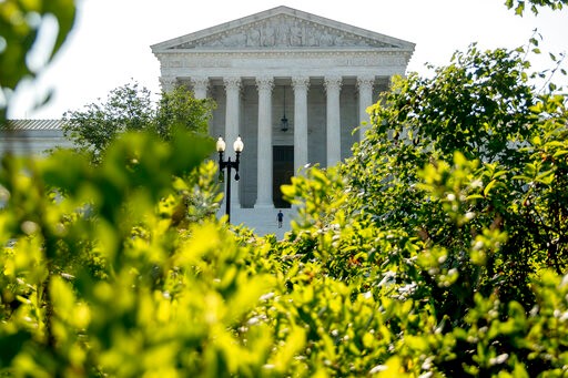 The Supreme Court, Wednesday, July 8, 2020, in Washington. (AP Photo/Andrew Harnik)