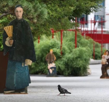 波士顿艺术家曾文迪“华埠工人雕像”项目启动致敬历史