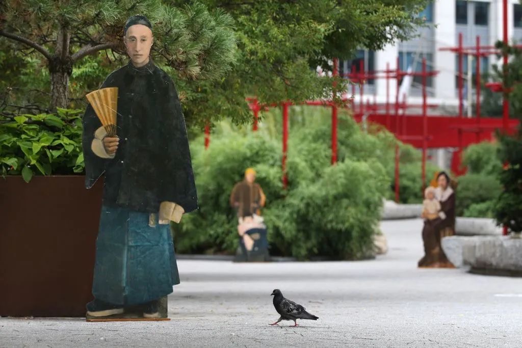 波士顿艺术家曾文迪“华埠工人雕像”项目启动致敬历史